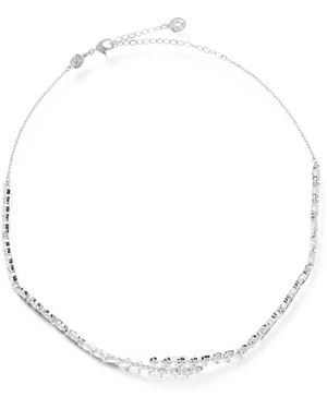 Swarovski Mesmera Rhodium-Plated Necklace - White