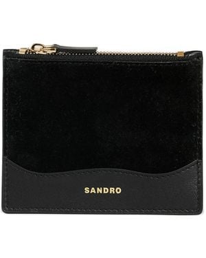 Sandro カードケース - ブラック