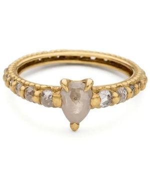Polly Wales 18Kt Rapunzel Diamond Ring - Metallic