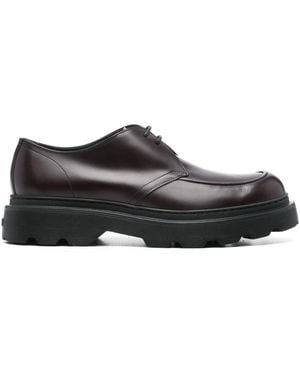 Tod's Leather Derby Shoes - Black