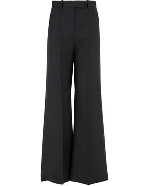 Valentino Garavani Broek Met Wijde Pijpen - Zwart