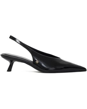 Anine Bing 50Mm Hilda Slingback Pointed-Toe Pumps - Black