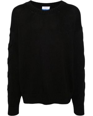 Off-White c/o Virgil Abloh Off- 3d Diags セーター - ブラック