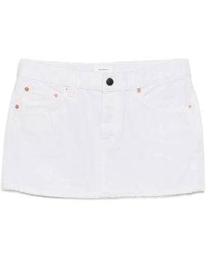 Wardrobe NYC Denim mini skirt - Weiß