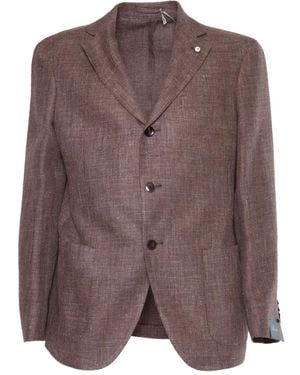 Brando Single-breasted blazer - Braun