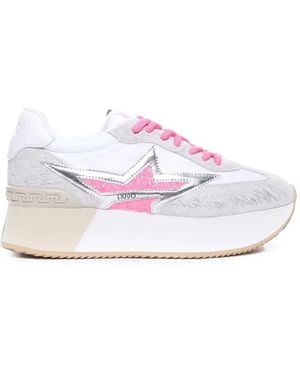 Liu Jo Dreamy 03 Glitter-Star Platform Sneakers - White