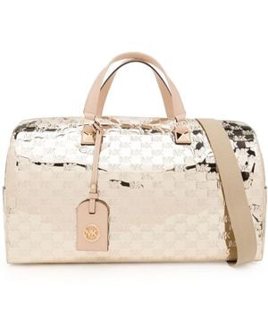Michael Kors Grayson Xl Weekender Duffle Bag - Natural