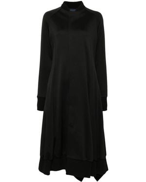 Yohji Yamamoto Abito Midi Asimmetrico - Nero