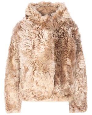 Yves Salomon Jackets - Natural