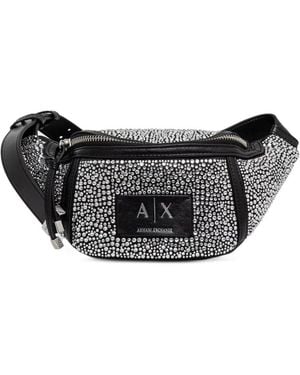ARMANI EXCHANGE Gürteltasche Mit Kristallen - Schwarz