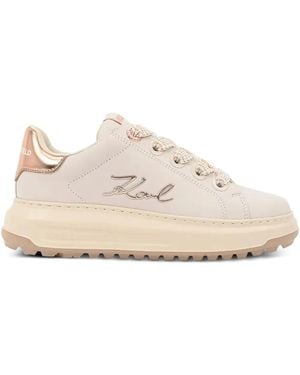 KARL LAGERFELD Kapri Lug Trainers - Natural