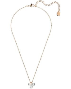 Swarovski Mesmera Rose- Pear-Drop Necklace - White
