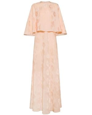 forte_forte Bouquet Jacquard Dress - Pink