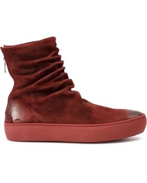 The Last Conspiracy Slouchy Hi-Top Sneakers - Brown
