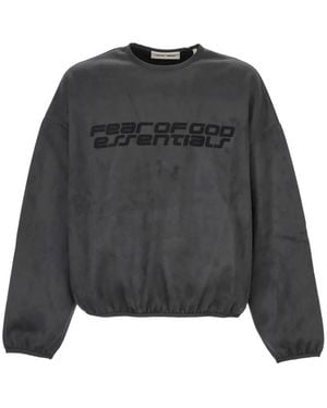 Fear Of God Logo Sweatshirt - Black