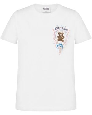 Moschino Camiseta Con Motivo Teddy Bear - Blanco