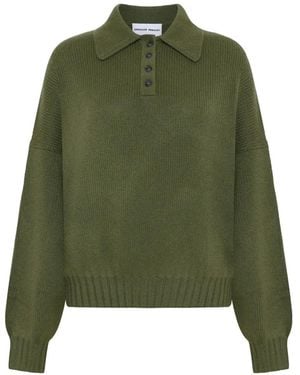 EMERSON RENALDI Buttoned Polo Shirt - Green