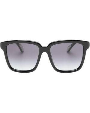 Moncler Clasico Square-Frame Gradient-Lens Sunglasses - Grey