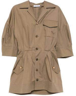 Dice Kayek Utility Mini Dress - Natural