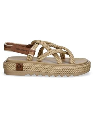Bohonomad Rope-Detail Platform Espadrilles - Natural