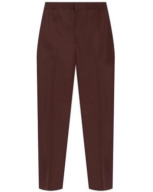 Jil Sander Wool Pants - Brown