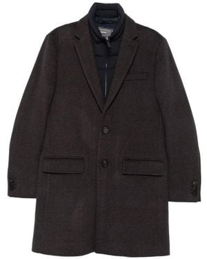 Mackage Plaid Coat - Black