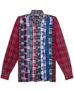 Needles Ribbon Flannel Shirt - Red