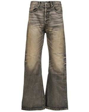 NO/FAITH STUDIOS Distressed Denim Jeans - Grey