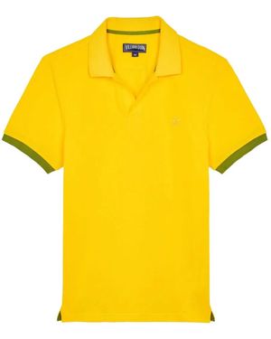 Vilebrequin T-Shirt Con Colletto - Giallo