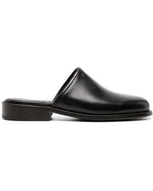 Lemaire Square-Toe 35Mm Mules - Black