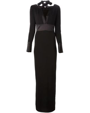 Givenchy Crepe Halterneck Gown - Black