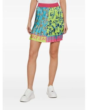 Versace Jeans Couture Pleated Skirt - Green