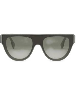Fendi Geometric-Frame Sunglasses - Gray