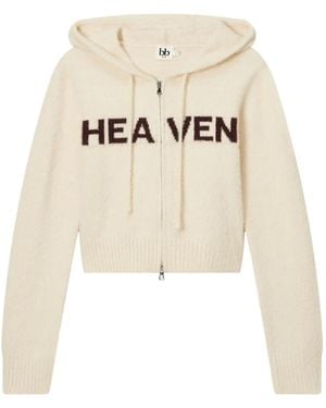 B+ AB Zip-Up Hoodie - Natural
