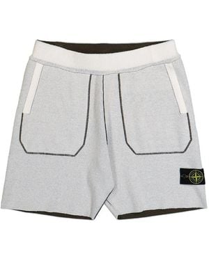 Stone Island Double Face ショートパンツ - グレー