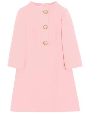 Valentino Garavani Crepe Couture Short Dress - Pink