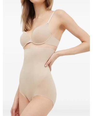 Chantelle Culotte Sans Coutures À Taille Haute - Neutre