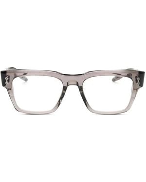 Akoni Brille Mit Eckigem Gestell - Braun