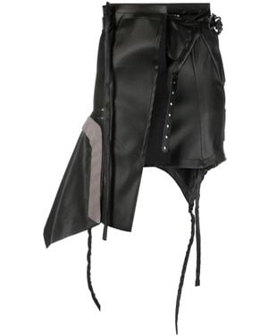 OTTOLINGER Biker Asymmetric Skirt - Black