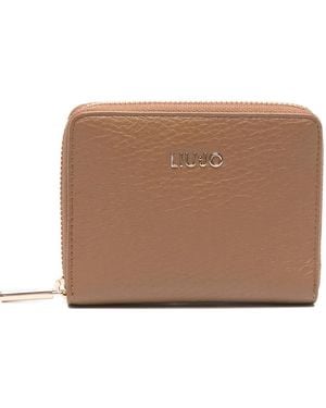 Liu Jo Logo-Lettering Wallet - Brown