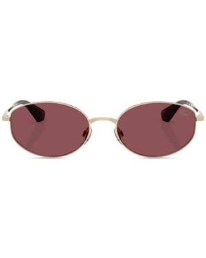 Burberry Oval-Frame Sunglasses - Pink