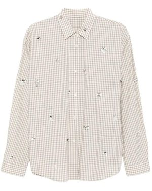 JNBY Floral Beaded Shirt - White