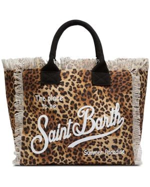 MC2 Saint Barth Vanity Fringe Tote Bag - Black