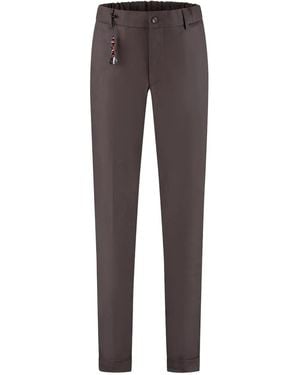 Marco Pescarolo Hose mit Kordelzug - Grau