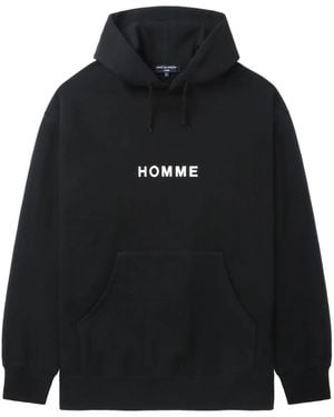 Comme des Garçons ロゴ パーカー - ブラック