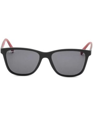 Ferragamo Eyewear Matte-Finish Square-Frame Sunglasses - Grey