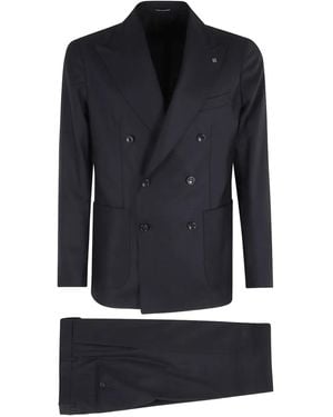 Tagliatore Double-Breasted Two-Piece Suit - Blue