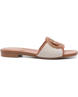 Gucci Interlocking G Mules - Pink