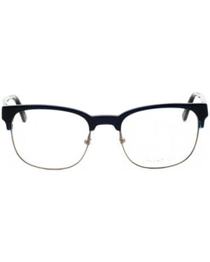GANT Browline-Frame Glasses - Blue