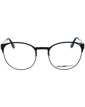 BMW Round-Frame Glasses - Black